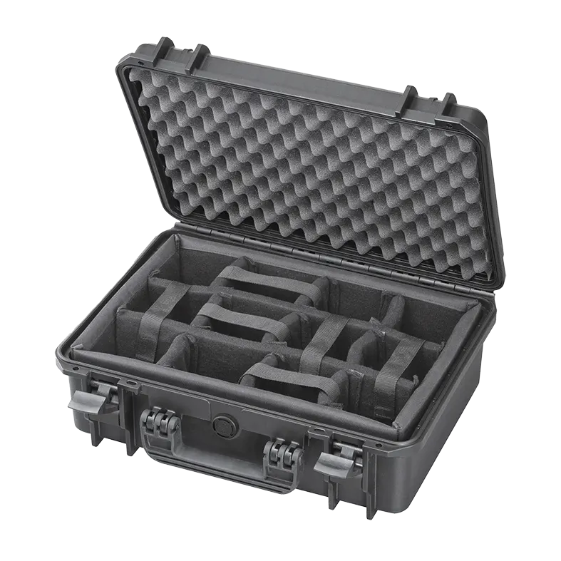 MAX430CAM Waterproof Camera Case by Panaro with Padded Dividers, black