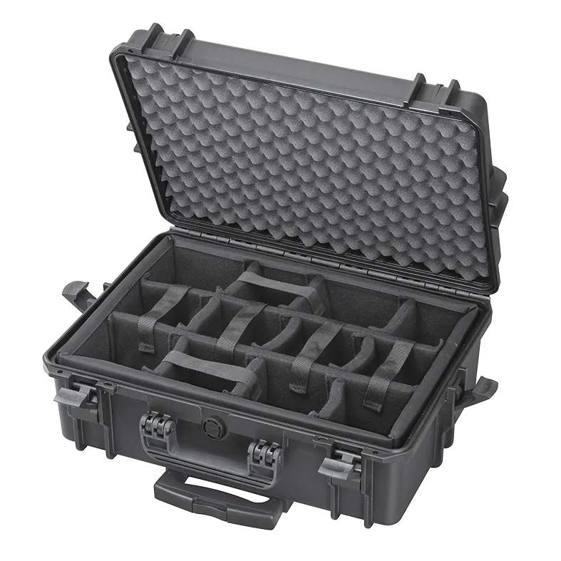 MAX505CAMTR Waterproof Camera Trolley Case by Panaro with Padded Dividers & Wheels – 55.5 × 42.8 × 21.1 cm