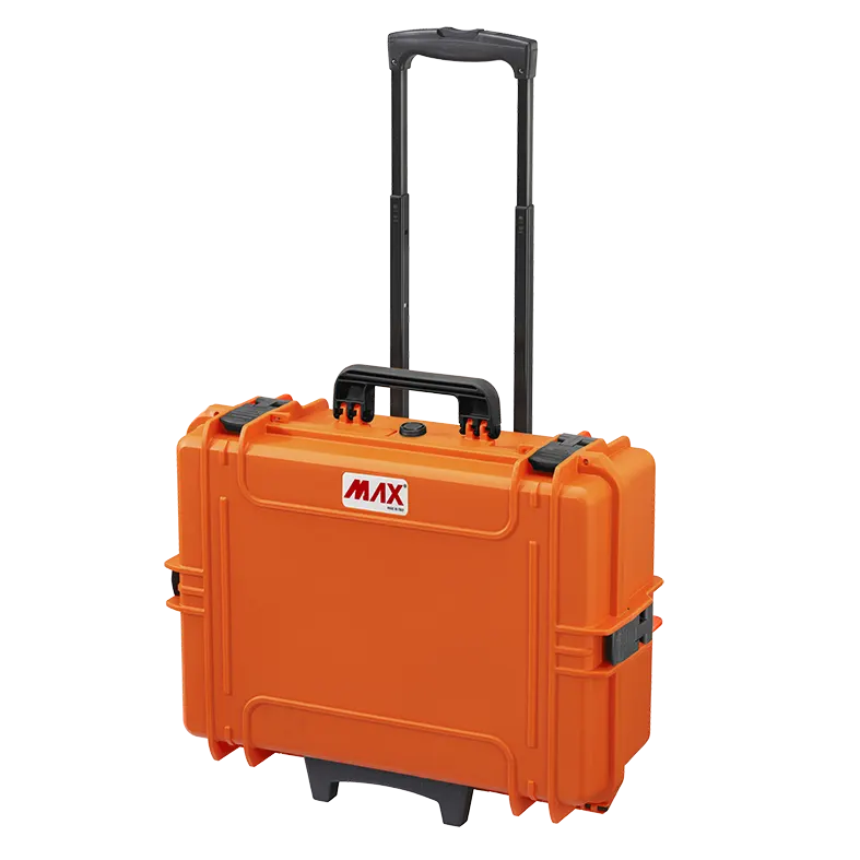 MAX505CAMTR Waterproof Camera Trolley Case by Panaro with Padded Dividers & Wheels – 55.5 × 42.8 × 21.1 cm