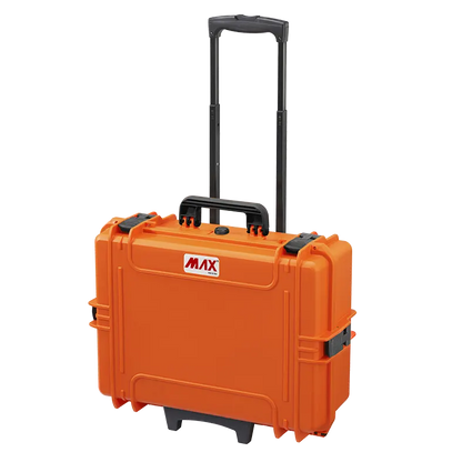 MAX505CAMTR Waterproof Camera Trolley Case by Panaro with Padded Dividers & Wheels – 55.5 × 42.8 × 21.1 cm