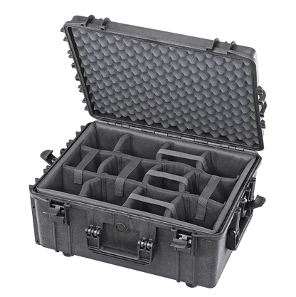 MAX540H245CAM Waterproof Camera Case by Panaro with Padded Dividers – 59.4 × 47.3 × 27 cm